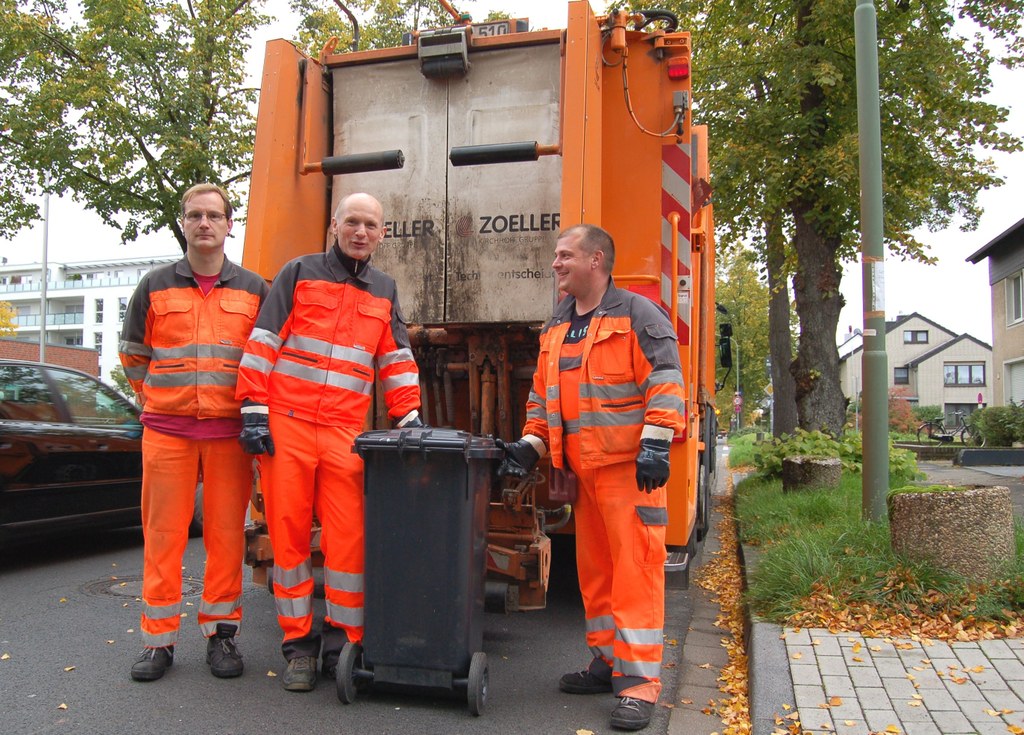 Praktikum auf dem Müllfahrzeug
