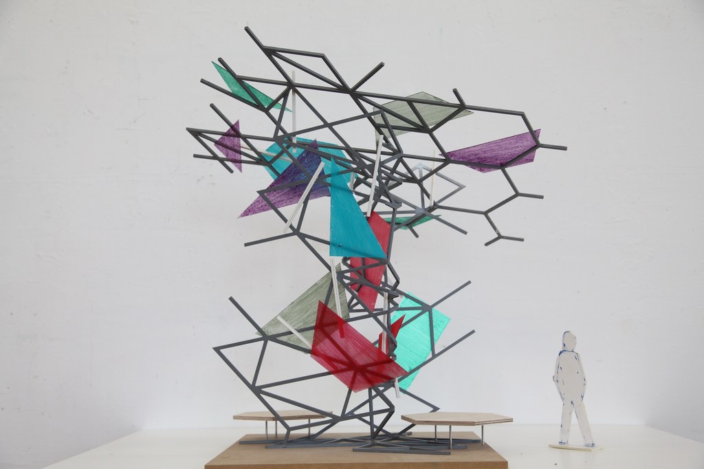 Paul Schwer Modell Lichtskulptur