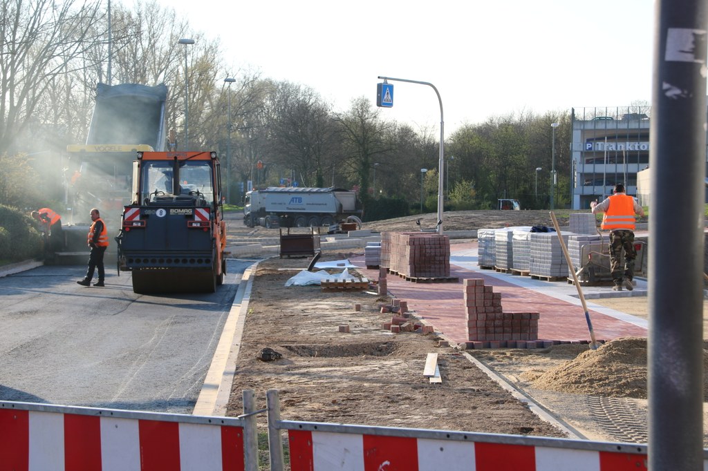 Radwegebau am Hessentor