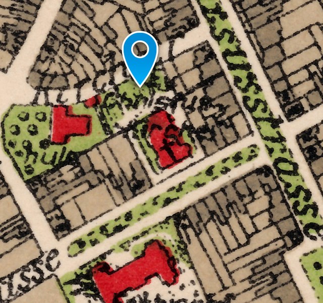 Historischer Lageplan 1925