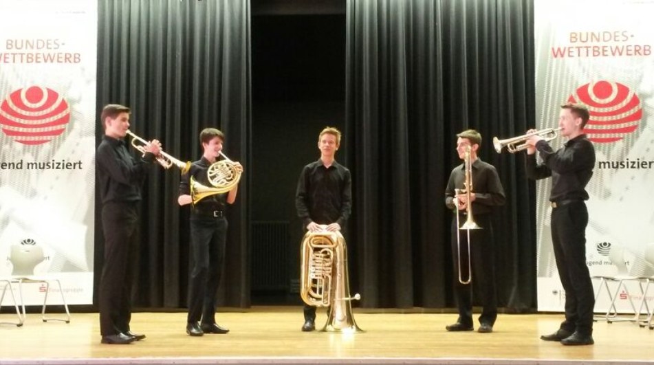 Blechbläserquintett aus Neuss gewinnt 2. Preis beim Bundeswettbewerb „Jugend musiziert“
